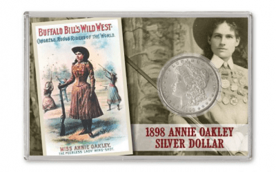 1898-P Morgan Silver Dollar Annie Oakley BU