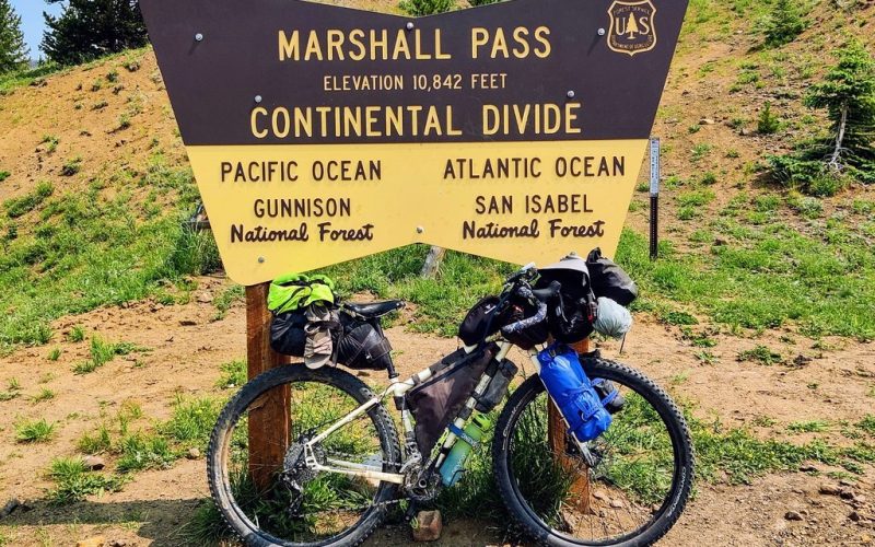 Marshall Pass, Continental Divide. Bikepacking article from Everest news.