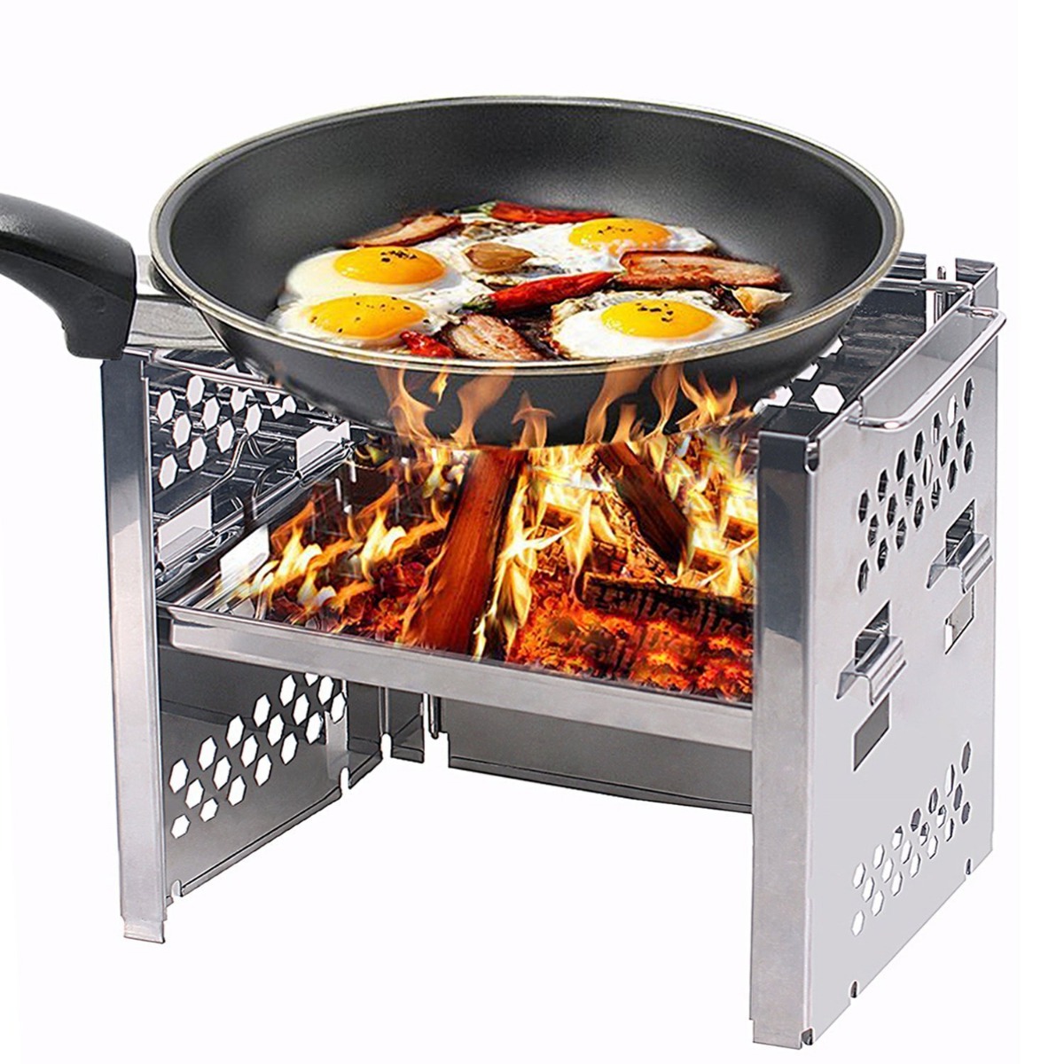 バーベキュー・調理用品 UNIFLAME NATURE STOVE LARGE Uniflame Nature Stove Large 682982 -