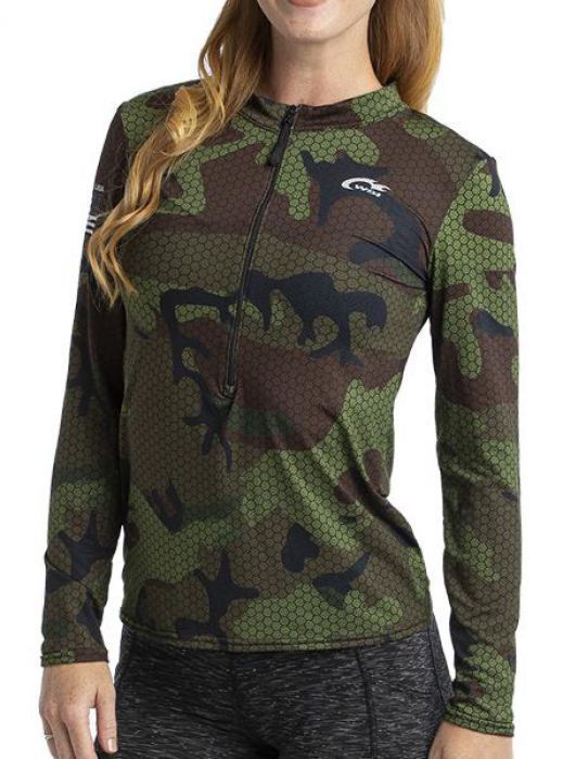 Wsi Womens LS 1/2 Zip Hexamo Jersey LARGE - $98.00 at Everest