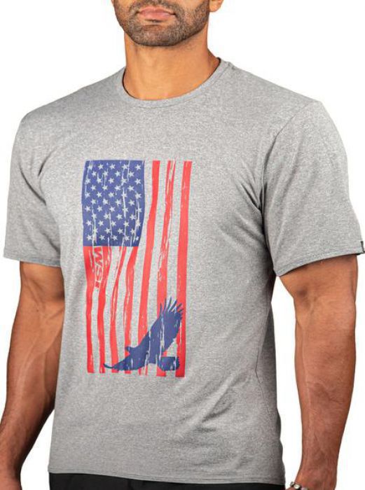 Wsi Patriot SoftTech Short Sleeve Heather Grey Large - $39.00 at Everest
