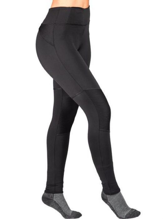 Wsi WOMEN HEATR PLEATED LEGGING BLACK LARGE - $149.00 at Everest