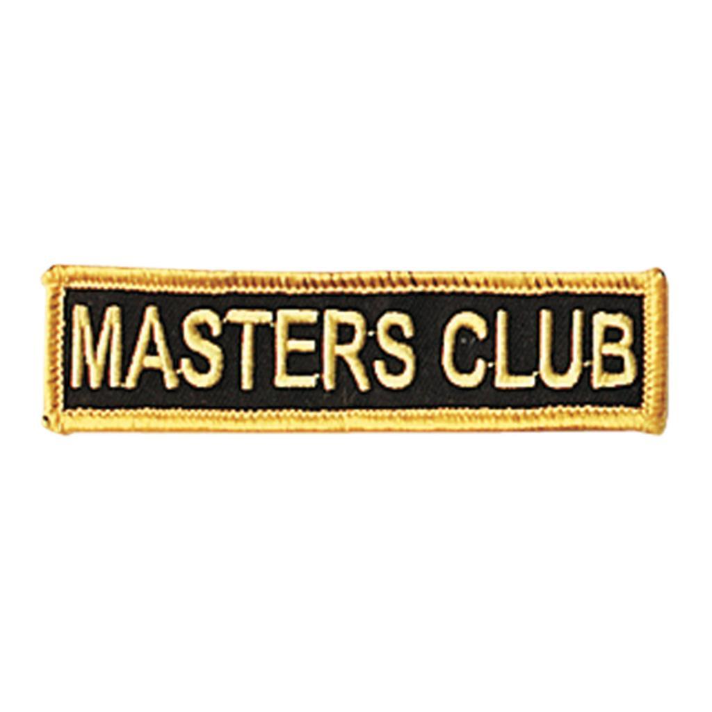 Black/Gold Masters Club Patch