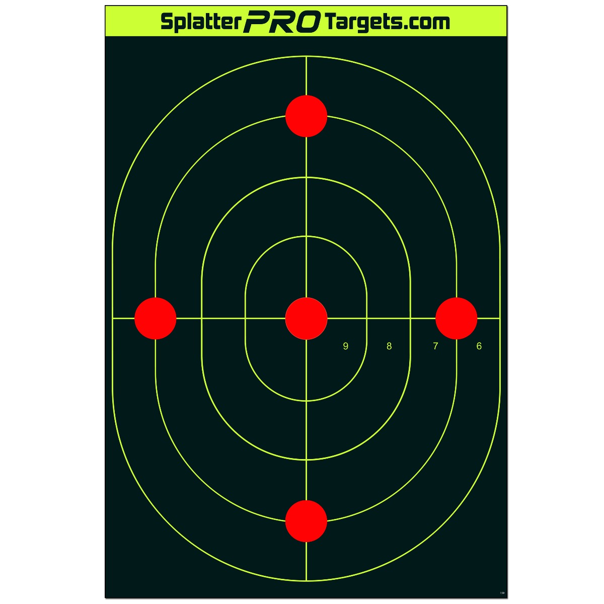 Everest 12X18 Large Bullseye Target from Splatter Pro Targets - $11.99 at Everest