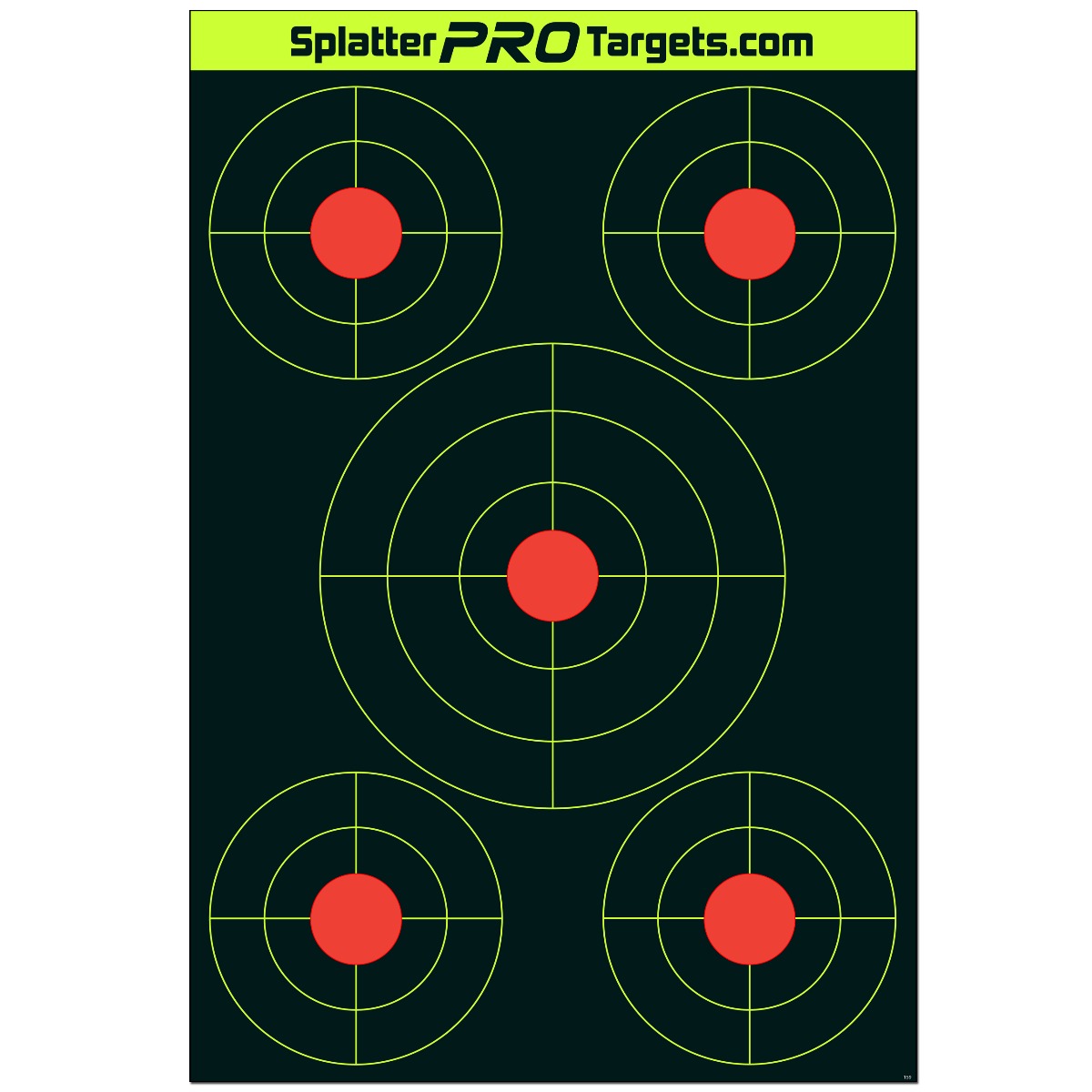 Everest 12X18 Multi Bullseye Target from Splatter Pro Targets - $11.99 at Everest