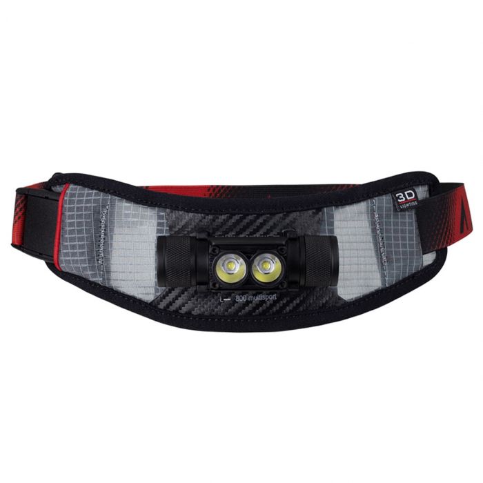 ULTRASPIRE Lumen 800 Multi-Sport Black/Red Waist Light