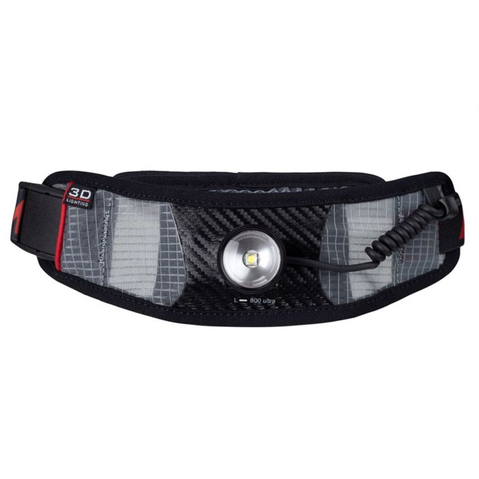 ULTRASPIRE Lumen 800 Ultra Black/Red Waist Light
