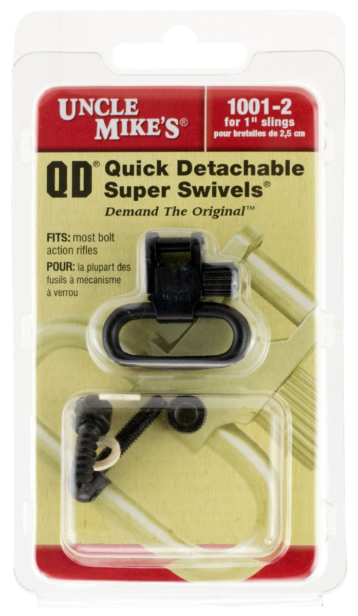 Everest Uncle Mikes 10012 Super Swivel Black 1 Quick Detach Rifle Bolt Steel - $11.99 at Everest