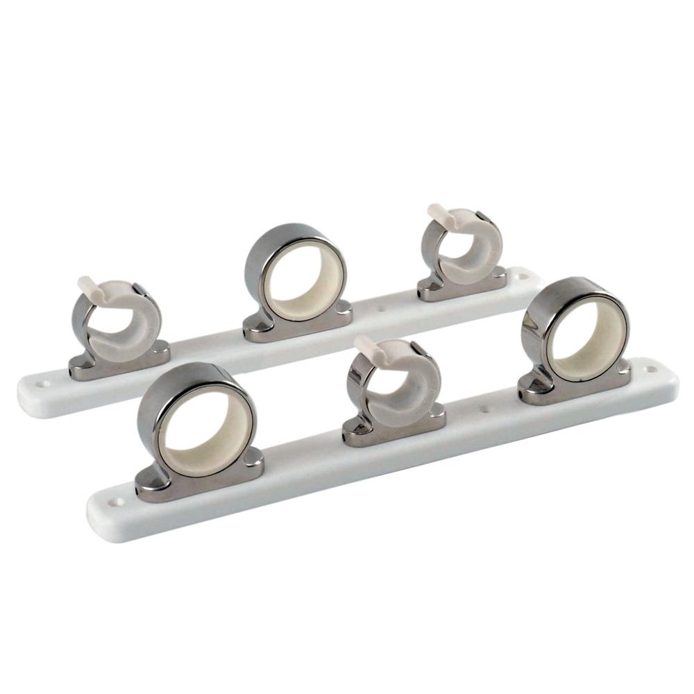 Everest TACO 3-Rod Hanger w/Poly Rack - Polished Stainless Steel - $237.42 at Everest