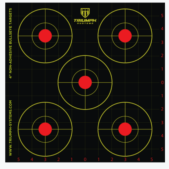 Triumph Systems Shot Seeker - 4 Non Adhesive Bullseye (10 Pack)