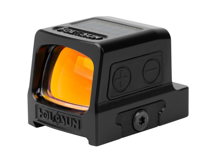 Holosun HE509T Elite Reflex Sight 1x Selectable Red Reticle Picatinny-Style Mount Solar/Battery Powered Titanium Matte