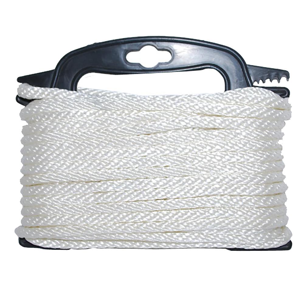 Attwood Braided Nylon Rope - 3/16 x 100' - White