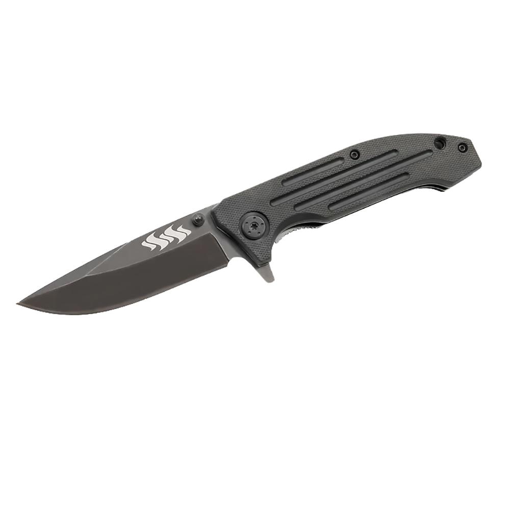 Kuuma 4.5 Fine Edge Spring Assisted Folding Knife - Stainless Steel