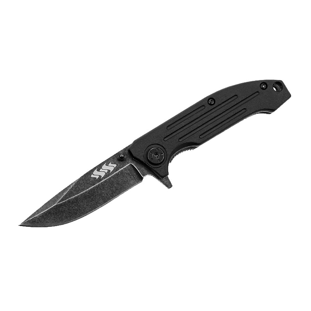 Kuuma 3.75 Fine Edge Spring Assisted Folding Knife - Stainless Steel