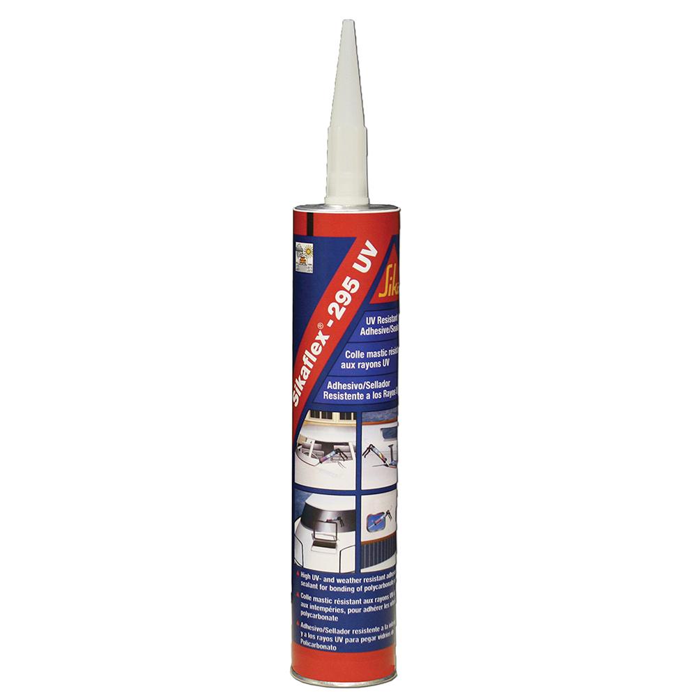 Sika Sikaflex 295UV UV Resistant Adhesive/Sealant - 10.3oz(300ml) Cartridge - Black