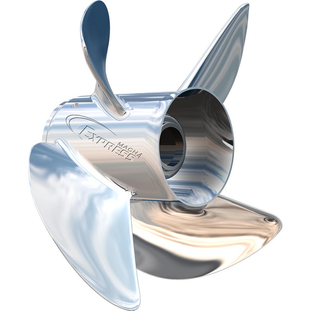 Everest Turning Point Express Mach4 Right Hand Stainless Steel Propeller - EX1/EX2-1409-4 - 14 x 9 - 4-Blade - $501.83 at Everest