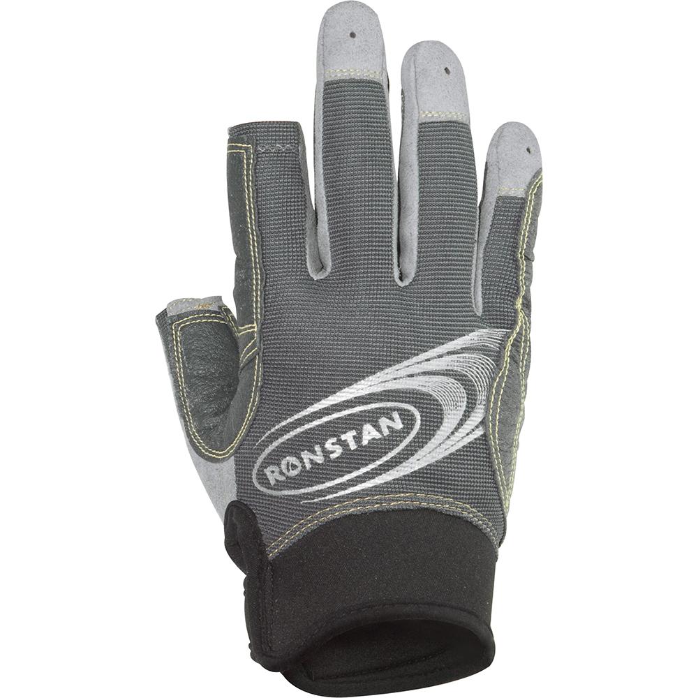 Ronstan Sticky Race Glove - 3-Finger - Grey - XXL