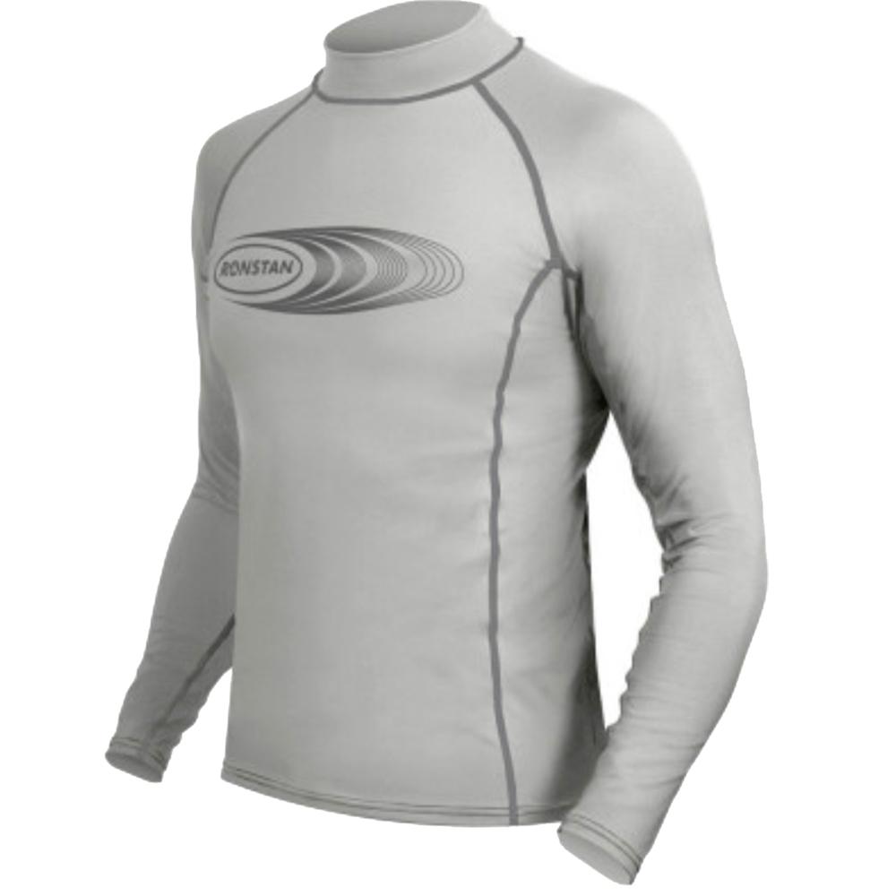 Ronstan Long Sleeve Rash Guard Top - UPF50+ - Ice Grey - Small