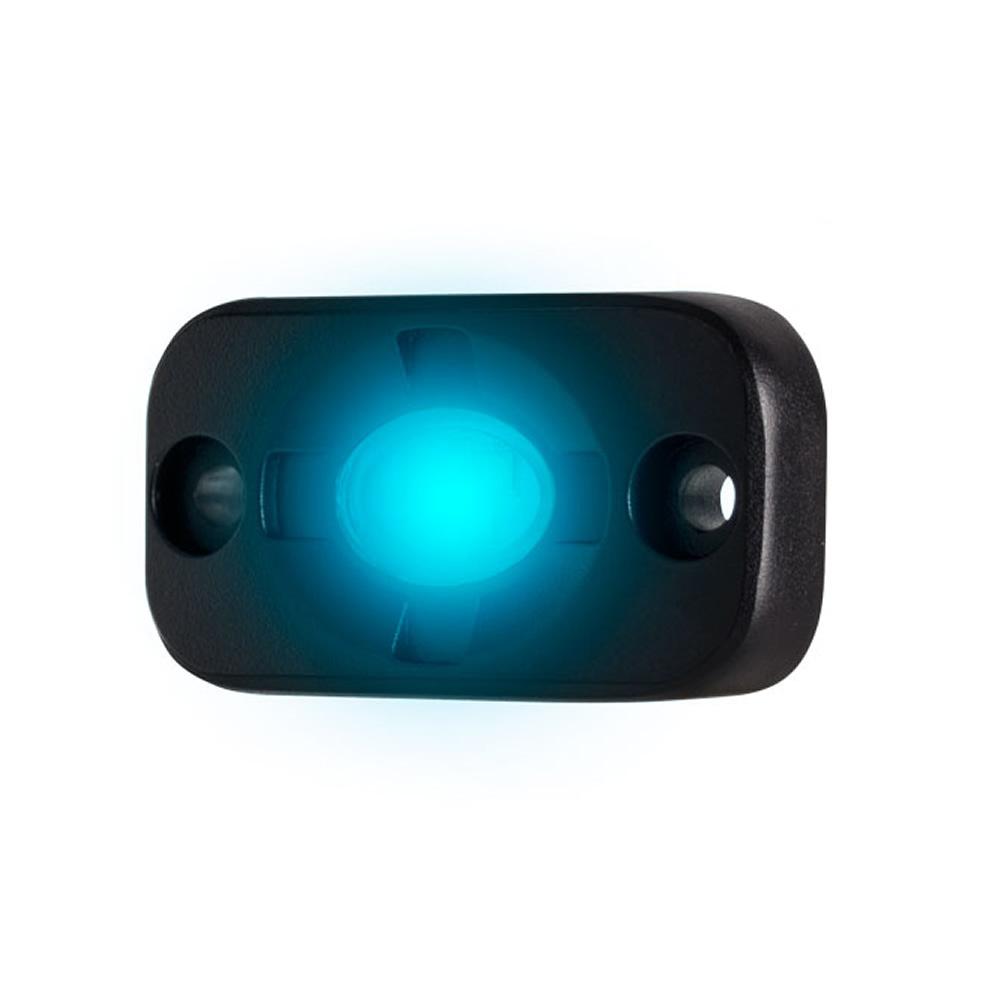 HEISE Auxiliary Accent Lighting Pod - 1.5 x 3 - Black/Blue