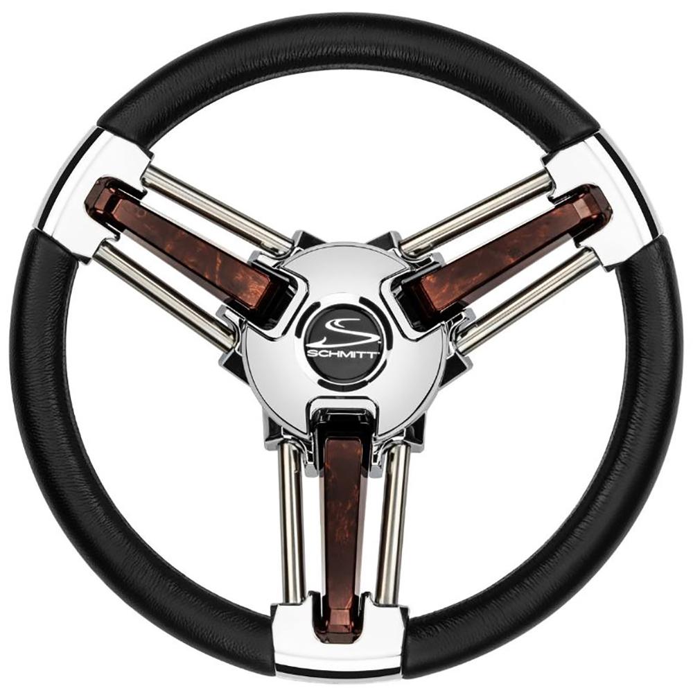 Schmitt  Ongaro Burano Wheel - 14 Black Polyrethane - 3/4 Tapered Hub