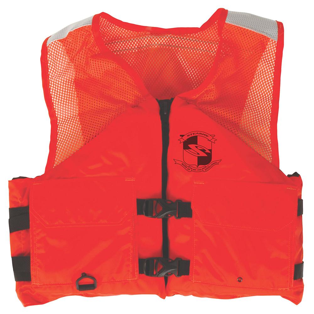 Everest Stearns Work Zone Gear Life Vest - Orange - Large - $80.24 at Everest