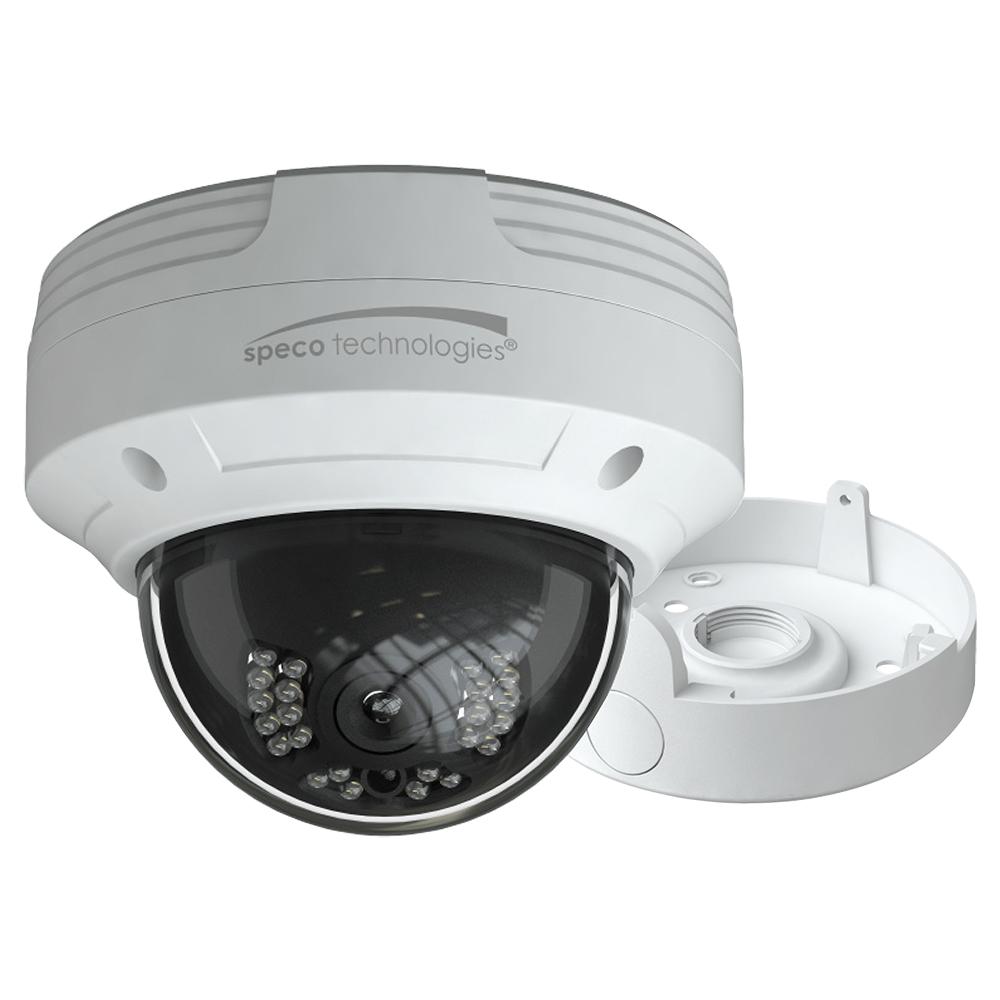 Speco 2MP HD-TVI Dome Camera 2.8mm Lens - White Housing w/Included Junction Box