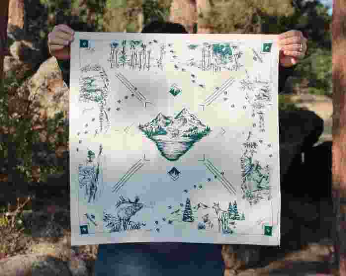Alpinecho Alpinecho Seasonal Wildlife Cotton Bandana - $14.00 at Everest