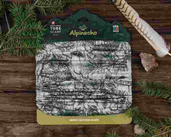 Alpinecho Alpinecho Tree Life Neck Gaiter (Seafoam) - $26.00 at Everest