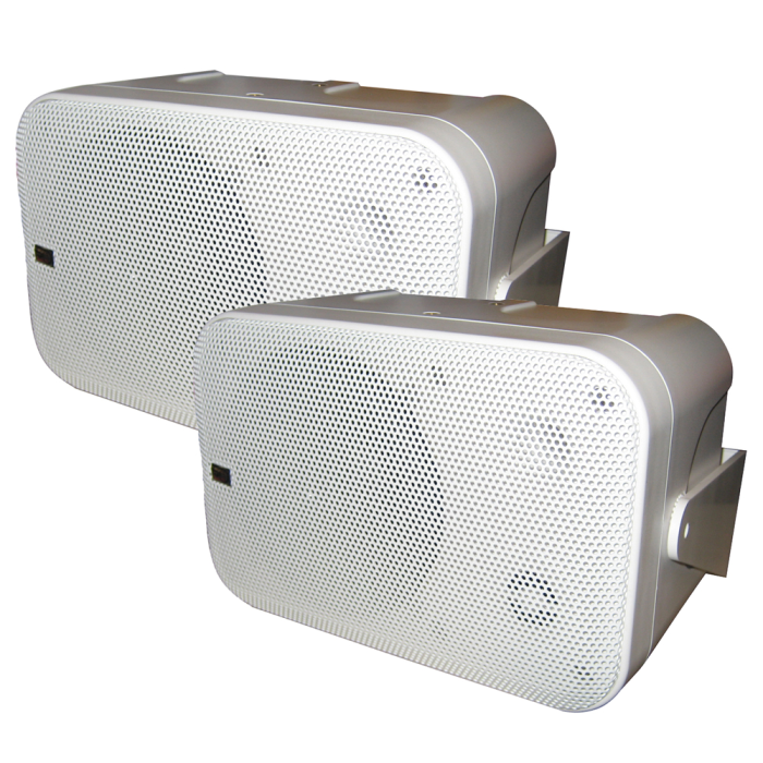 Poly-Planar Poly-Planar MA-9060 100 Watt Box Speakers - White - $323.95 at Everest