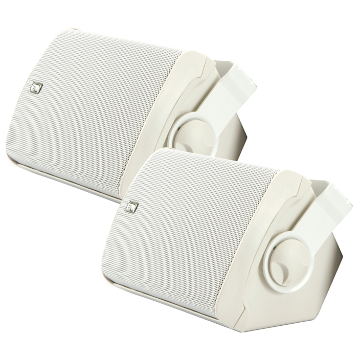 Poly-Planar MA-7500 100 Watt Compact Box Speaker - White