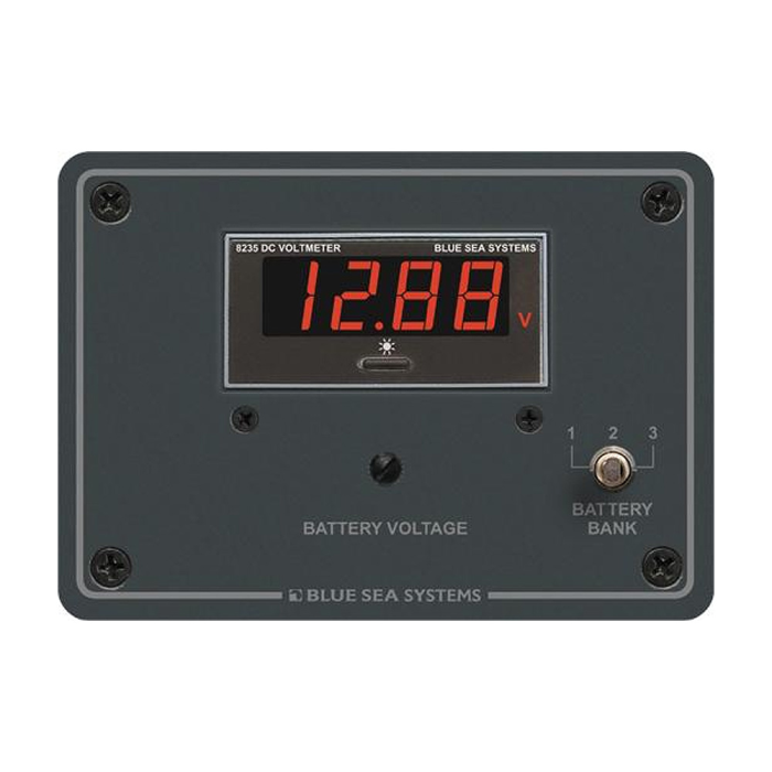 Blue Sea Systems Blue Sea 8051 DC Digital Voltmeter Panel - $361.65 at Everest