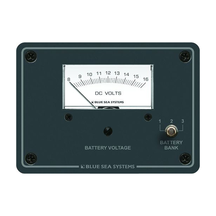 Blue Sea Systems Blue Sea 8015 DC Analog Voltmeter w/Panel - $153.43 at Everest