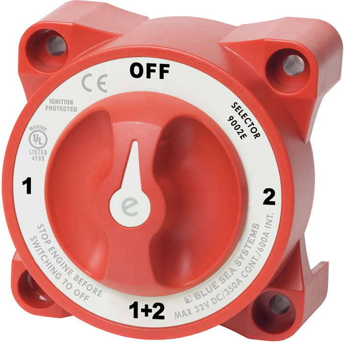 Blue Sea Systems Blue Sea 9002e e-Series Battery Switch Selector w/Alternator Field Disconnect - $70.61 at Everest