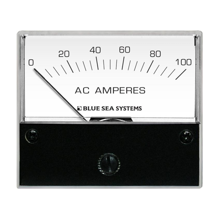 Blue Sea Systems Blue Sea 8258 AC Analog Ammeter - 2-3/4 Face, 0-100 Amperes AC - $85.69 at Everest