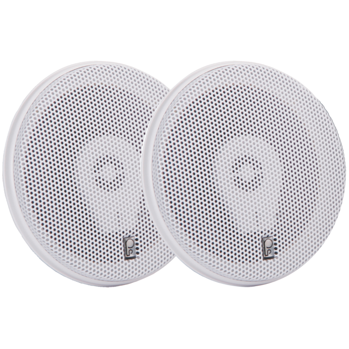 Poly-Planar Poly-Planar MA-8506 6 200 Watt Titanium Series Speakers - White - $183.95 at Everest