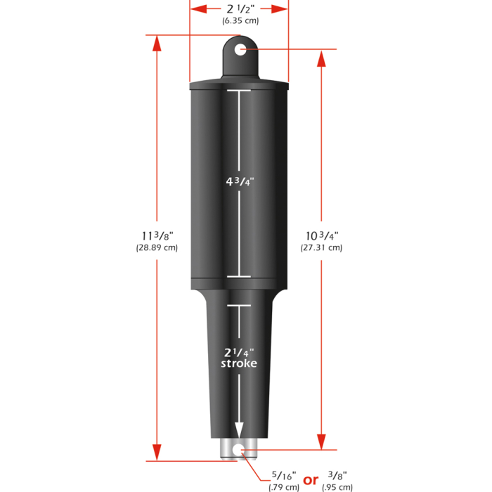 Lenco Marine Lenco 101XD Extreme Duty Actuator - 12V - 2 1/4 Stroke - 3/8 Hardware - $390.06 at Everest