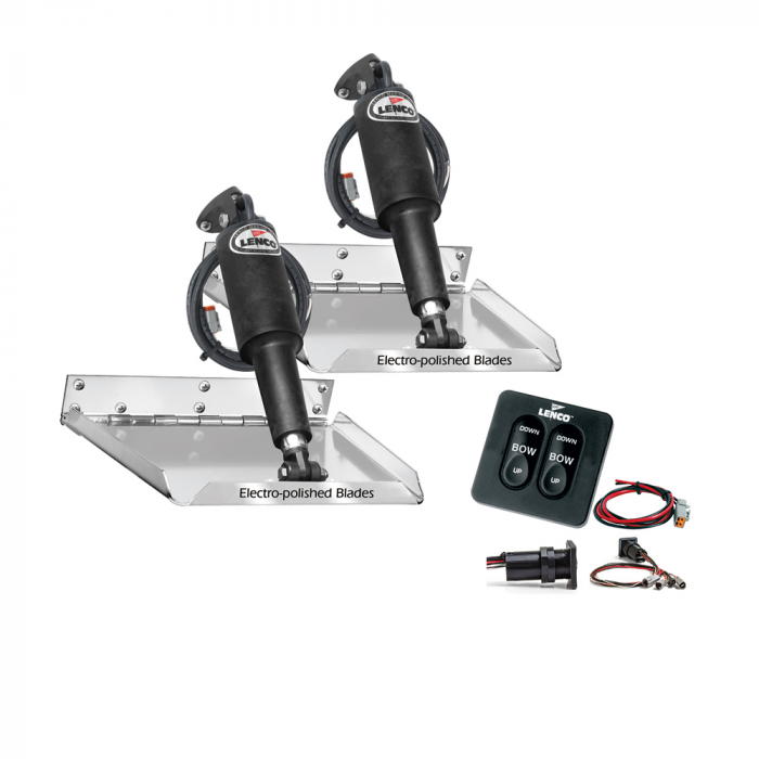 Lenco Marine Lenco 9 x 12 Standard Performance Trim Tab Kit w/Standard Tactile Switch Kit 12V - $1225.79 at Everest