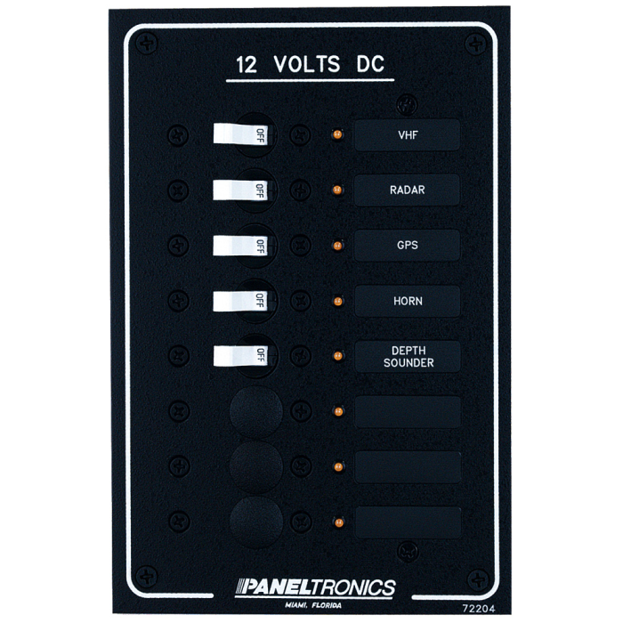 Paneltronics Paneltronics Standard DC 8 Position Breaker Panel w/LEDs - $205.29 at Everest