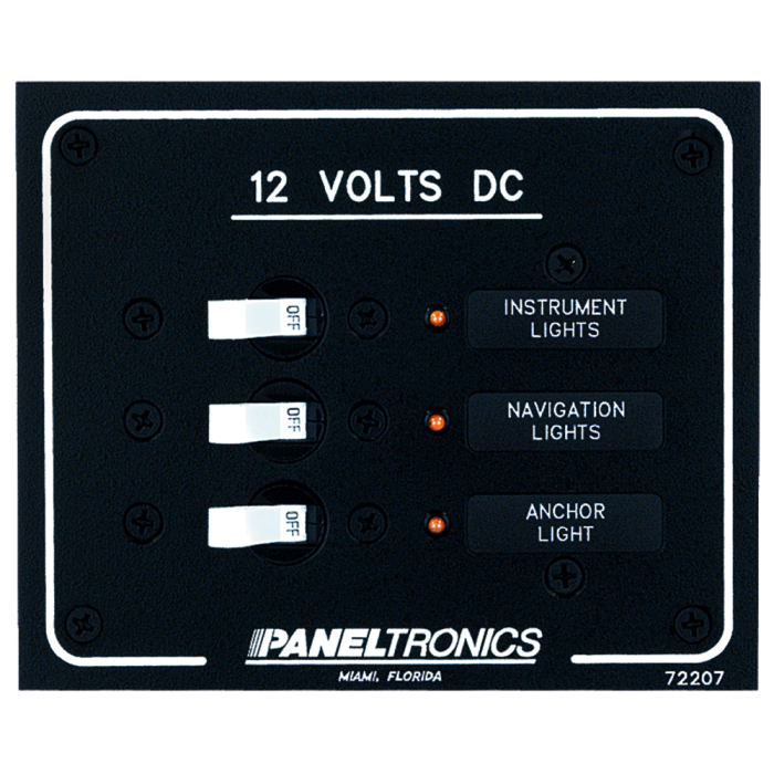 Paneltronics Paneltronics Standard DC 3 Position Breaker Panel w/LEDs - $136.76 at Everest