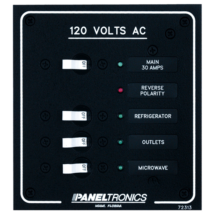 Paneltronics Paneltronics Standard AC 3 Position Breaker Panel & Main w/LEDs - $223.51 at Everest