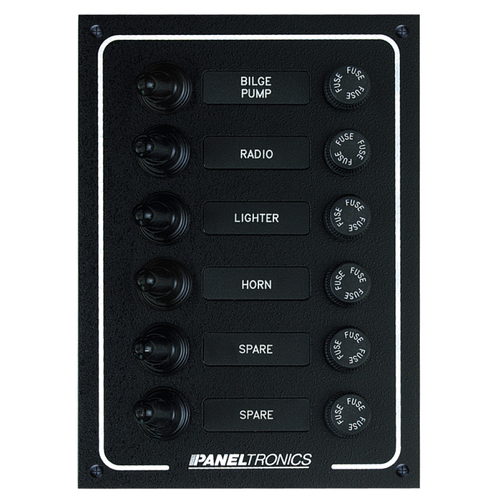 Paneltronics Paneltronics Waterproof DC 6 Position Booted Toggle & Fuse - $133.84 at Everest