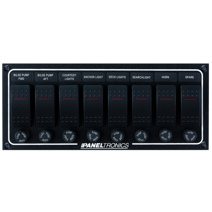 Paneltronics Paneltronics Waterproof DC 8 Position Lighted Rocker & Fuse - $195.24 at Everest