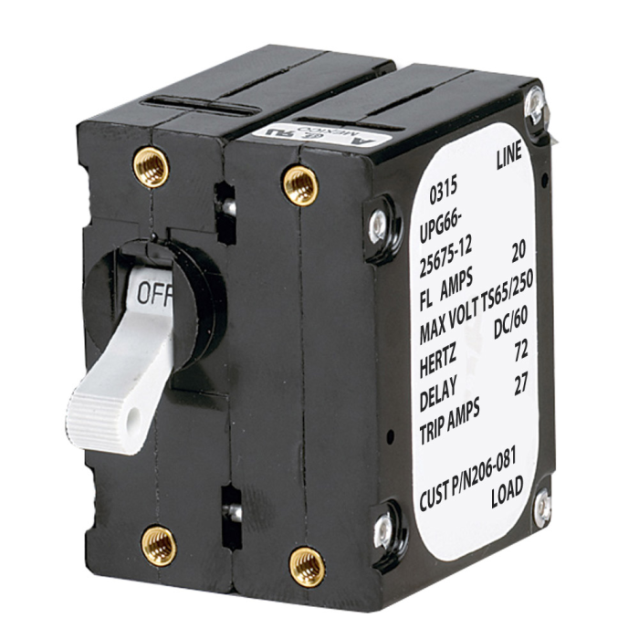 Paneltronics Paneltronics 'A' Frame Magnetic Circuit Breaker - 40 Amps - Double Pole - $36.95 at Everest