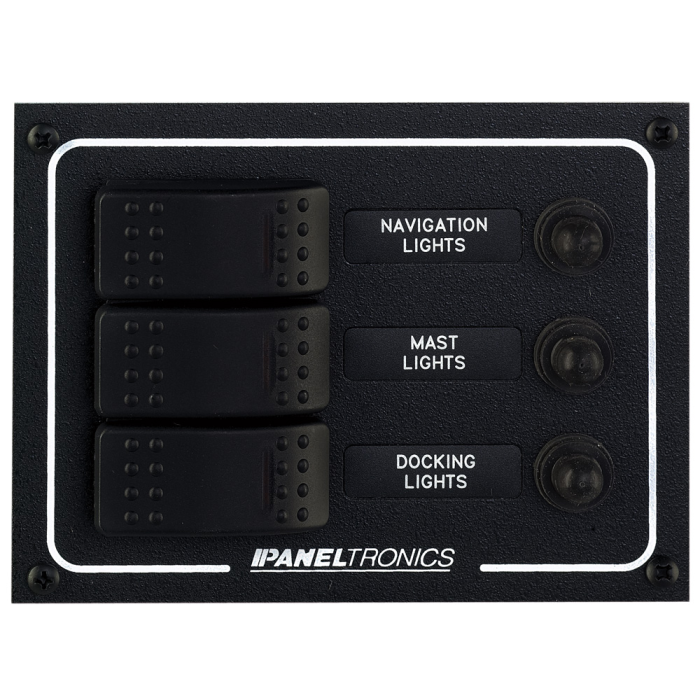 Paneltronics Paneltronics Waterproof DC 3 Position Lighted Rocker & CB - $110.24 at Everest