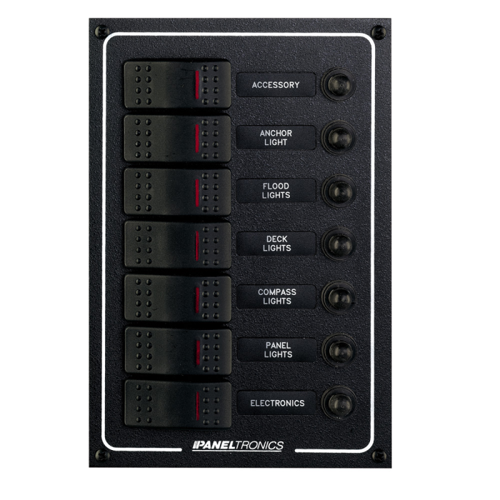 Paneltronics Paneltronics Waterproof DC 7 Position Lighted Rocker & CB - $185.73 at Everest