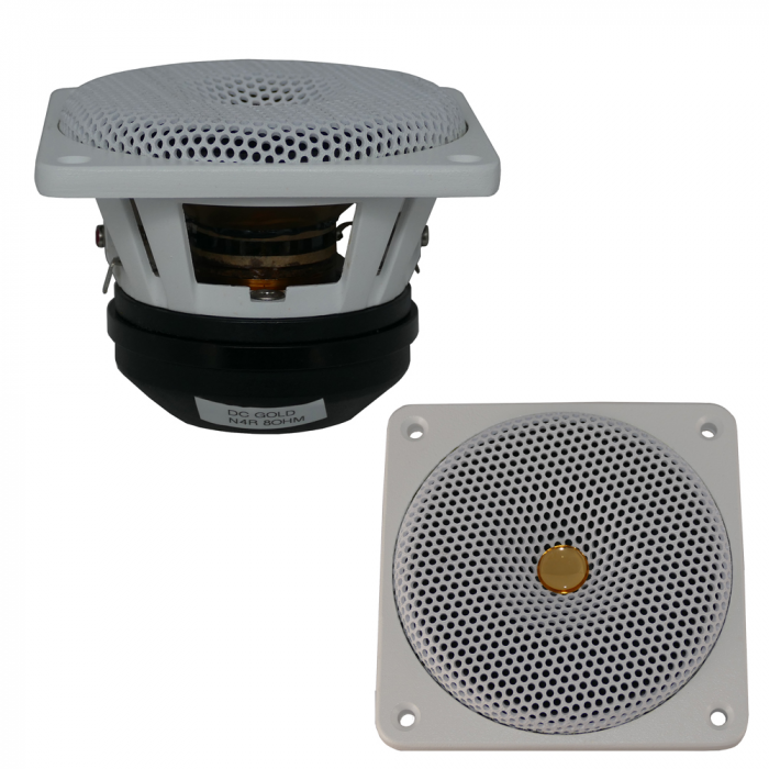 Dc Gold Audio DC GOLD AUDIO N4R 4 Reference Series Speaker - 4 OHM - (Pair) White - $559.00 at Everest
