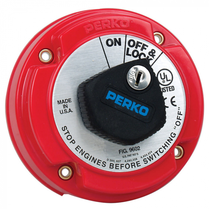 Perko Perko Medium Duty Main Battery Disconnect Switch w/Key Lock - $114.23 at Everest