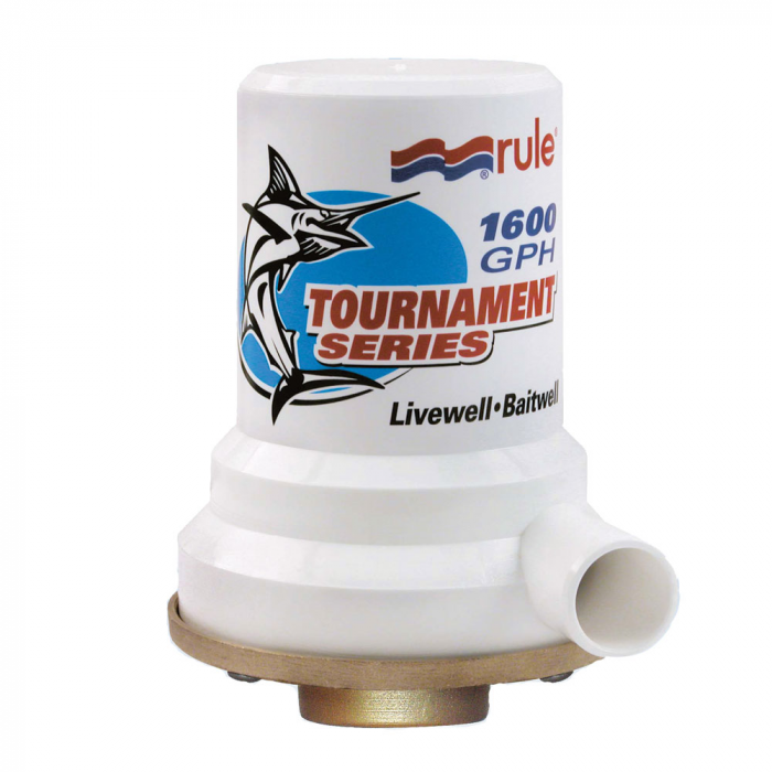 Rule Rule Tournament Series Bronze Base 1600 GPH Livewell Pump - $259.99 at Everest
