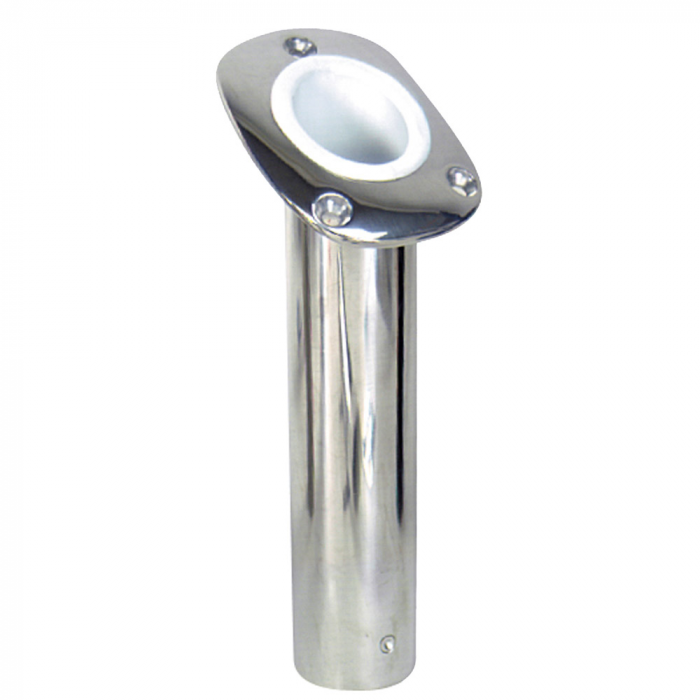 Whitecap Whitecap Bluewater 30 Deg. Stamped S.S. Flush Mount Rod Holder - $37.49 at Everest
