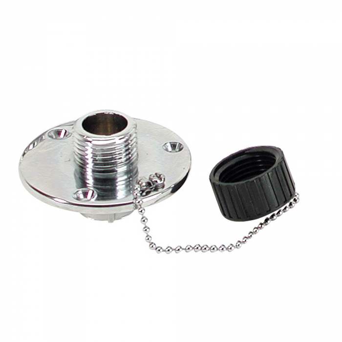 Whitecap Whitecap C.P. Brass Outlet 2-3/4 Base 1 Depth - $40.49 at Everest